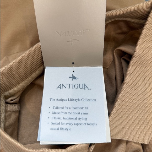 Antigua Pima Cotton Brown Short Sleeve Polo Shirt (XXL) - Picture 8 of 8